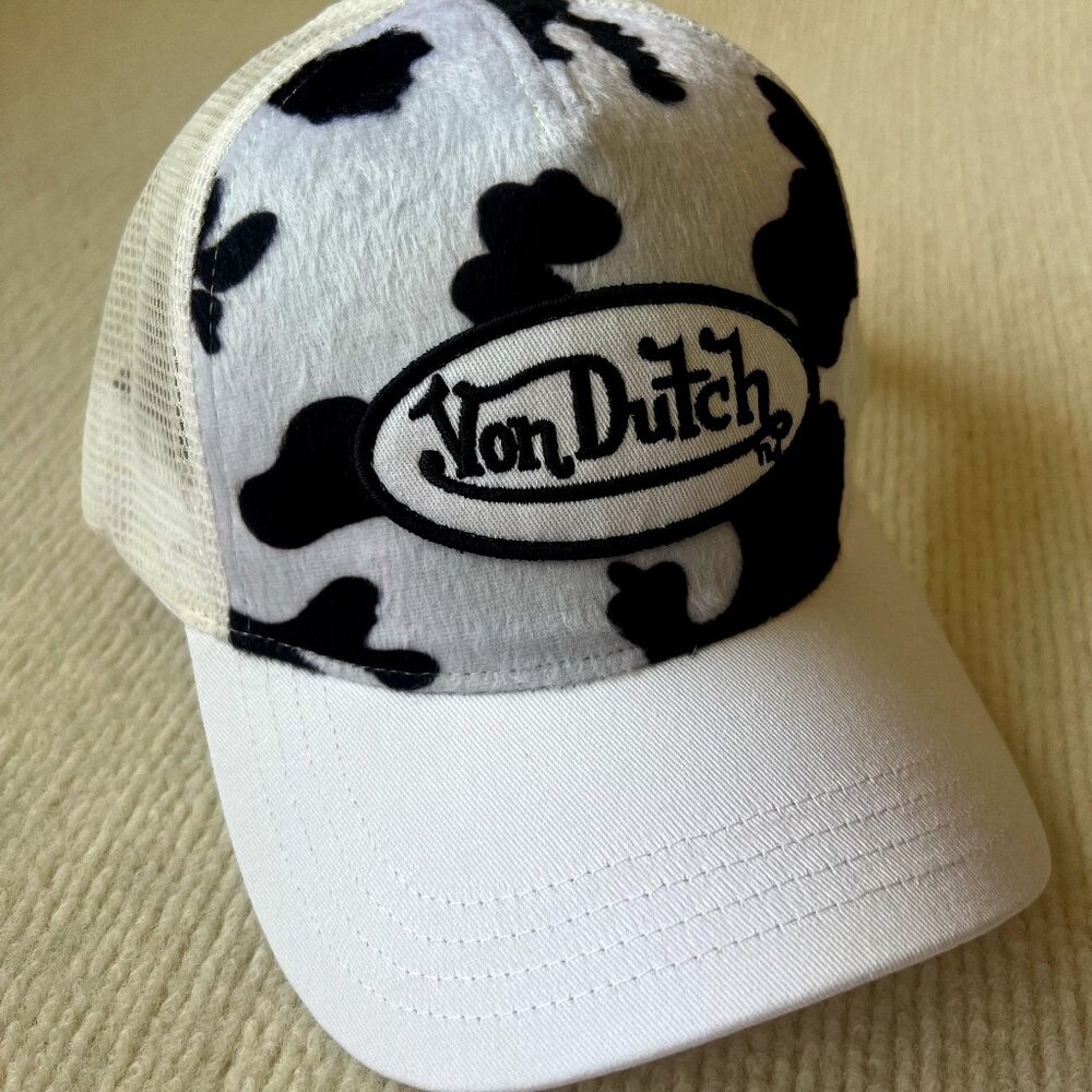 Von Dutch Trucker Hat - Cow Print